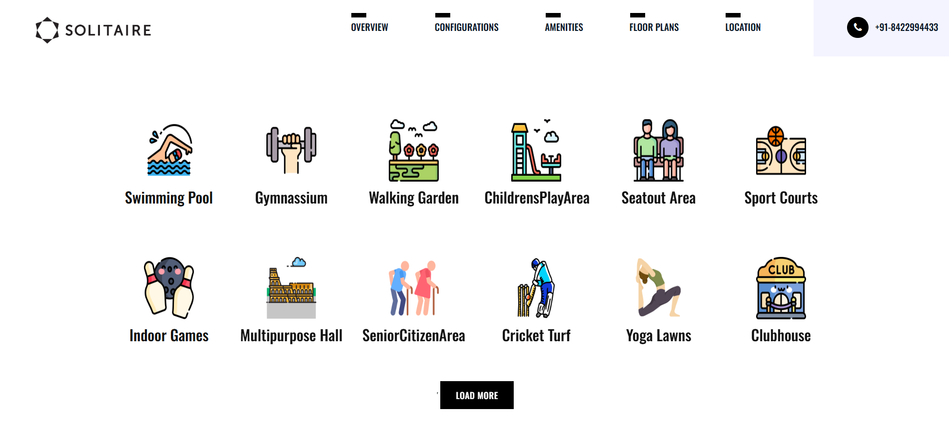 Real Estate Landing Page Project - Solitaire